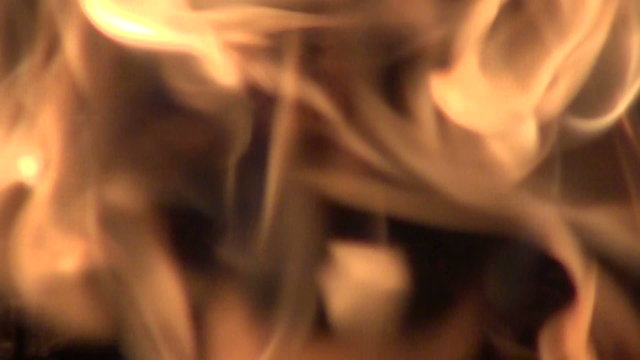 blur night campfire flame background