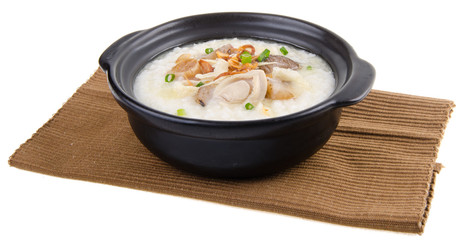abalone porridge rice gruel