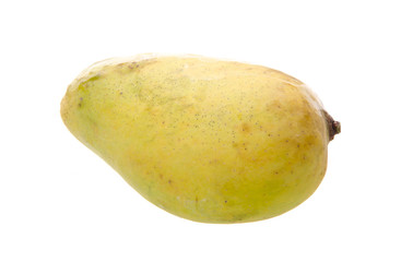 mango. yellow mango isolated on white background.