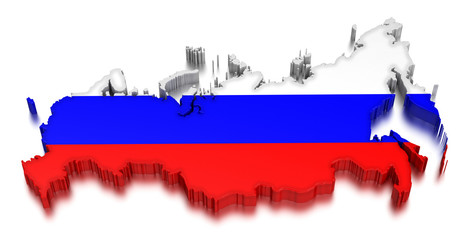 Russia (clipping path included)