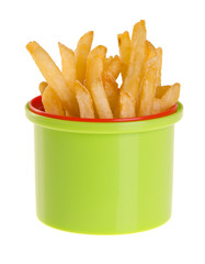 French Fries on background