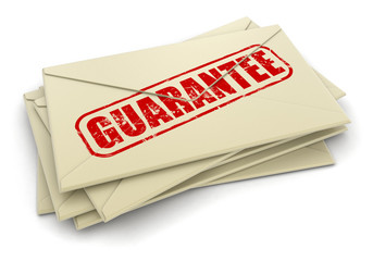 guarantee letters  (clipping path included)