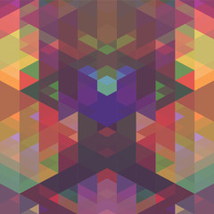 abstract geometric background with soft retro colors