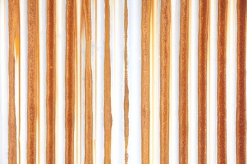 Rusted galvanized iron plate