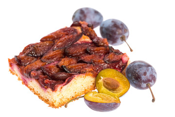 Zwetschkenkuchen mit frischen Zwetschken
