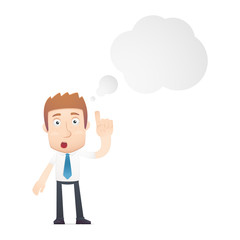 office worker in various poses for use in advertising,