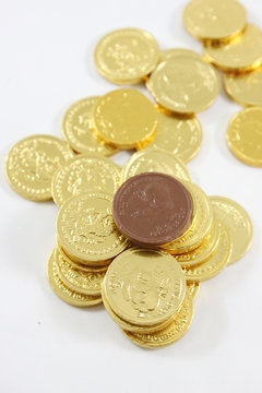 Chocolate coin