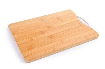cutting board on white background