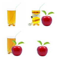 apple juice and meter
