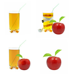 apple juice and meter