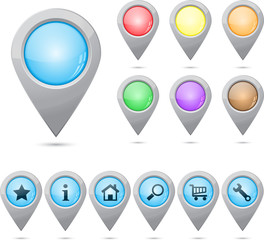 Map markers