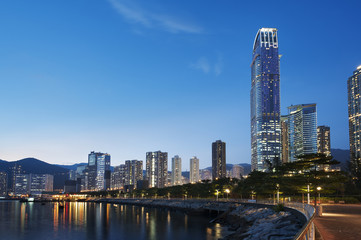 Hong Kong City at Night