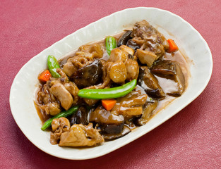 Chinese style mushroom and chicken