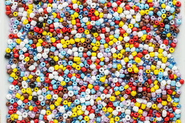Fototapeta na wymiar glass beads
