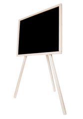 Empty blackboard (chalkboard) isolated on white background