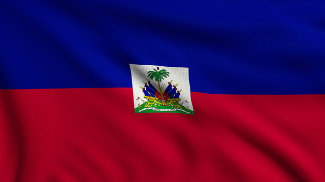 Flag of Haiti looping