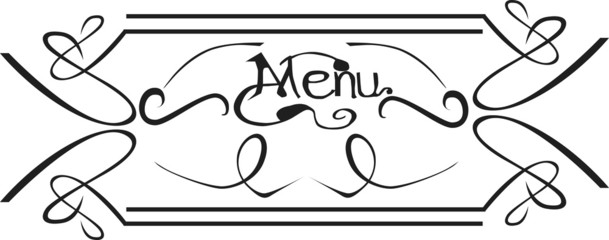 menu vector