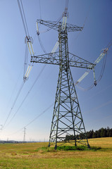 Electricity pylons