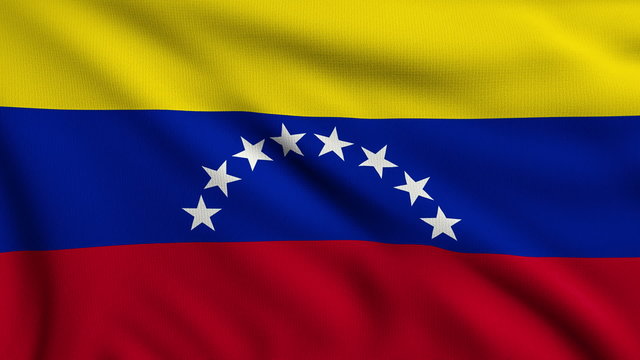 Flag of Venezuela looping
