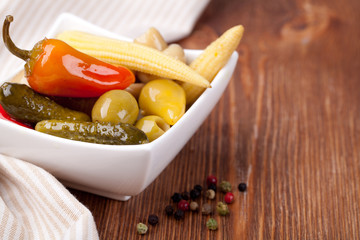 Preserved vegetables