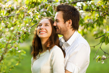 Fototapeta premium Young enamoured couple