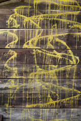 Текстура дерева с краской