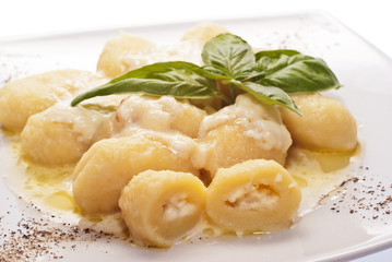 Gnocchi stuffed with four cheeses - 56209259