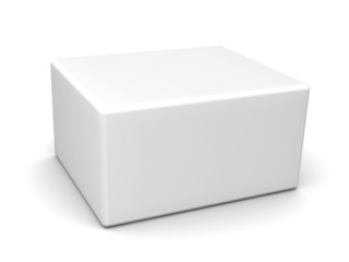 Cube on a white background