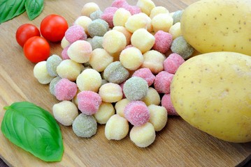 Gnocchi di patate tricolore