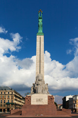 Freedom monument, Riga, Latvia.