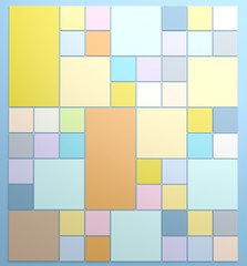 Square background with pastel colors