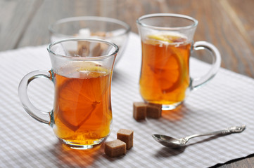 Tea with lemon