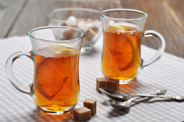 Tea with lemon