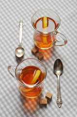 Tea with lemon