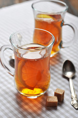 Tea with lemon