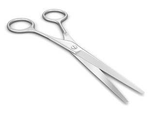 Scissors (clipping path included)