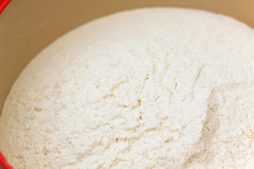 Fototapeta na wymiar White flour