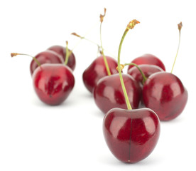 Cherry isolated on white background