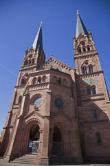 Fototapeta na wymiar Freiburg_i_Br_Johanneskirche