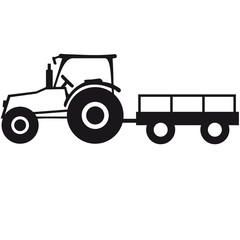 Tractor With Trailer © Style-o-Mat-Design