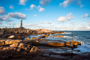 Lighthouse in Cabo Polonio, Rocha, Uruguay - obrazy, fototapety, plakaty
