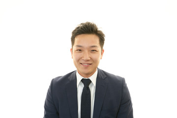 笑顔のビジネスマン
