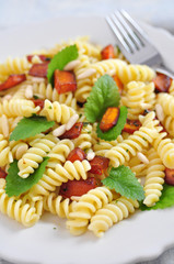 Pasta mit Kürbis