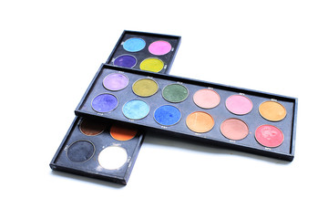 Obraz na płótnie Canvas Set of Multicolored Eyeshadows