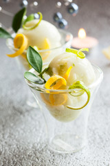 ice cream for Christmas dinner