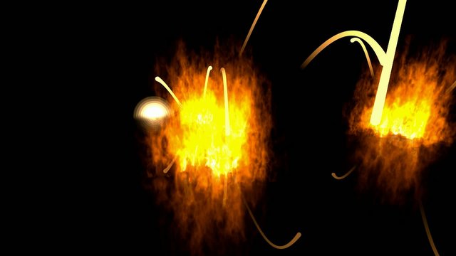 Flächenbrand (3d Animation)