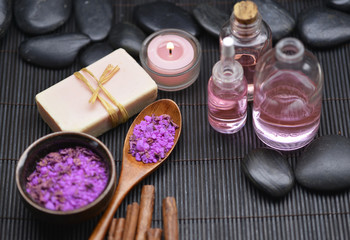 beautiful set for spa and aromatherapy