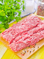 minced meat with spice