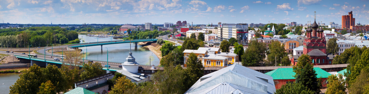 View of Yaroslavl city