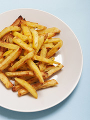 Baked Potato seasoned with salt, oil and spices